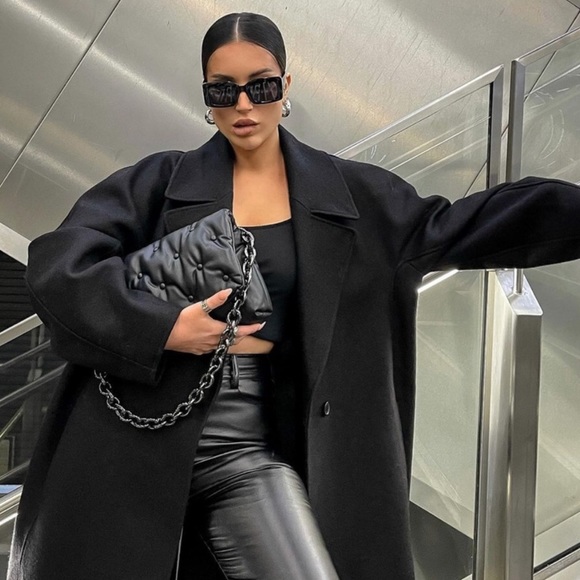 NWT Zara Quilted Maxi Crossbody Bag - Picture 15 of 16